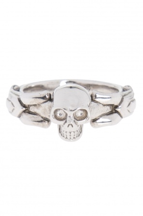 Pierścień 'textured skull', zdjęcie 1 Pierścień 'textured skull' od Alexander McQueen